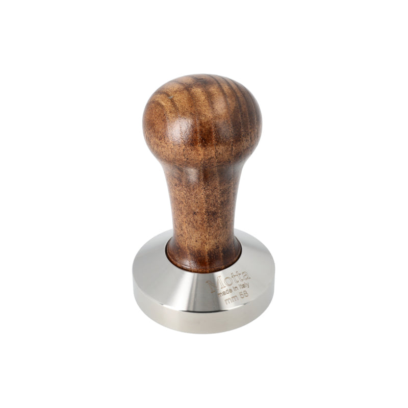 MOTTA WOODEN COFFEE TAMPER - FLAT BASE 58MM JESUK