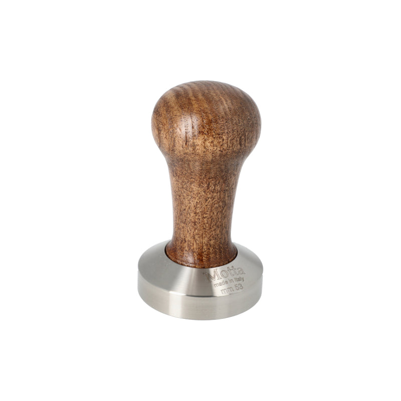 MOTTA WOODEN COFFEE TAMPER - FLAT BASE 53MM JESUK
