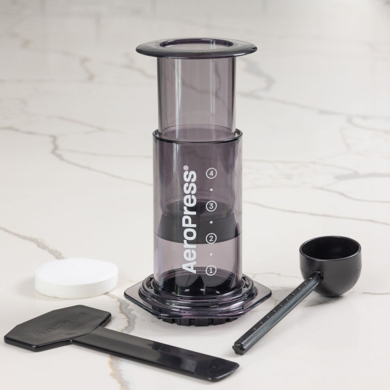 AEROPRESS CLEAR BLACK COFFEE MAKER JESUK