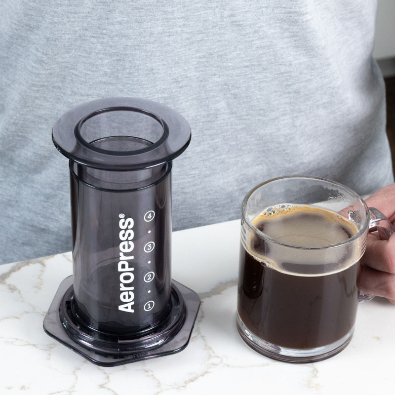 AEROPRESS CLEAR BLACK COFFEE MAKER JESUK