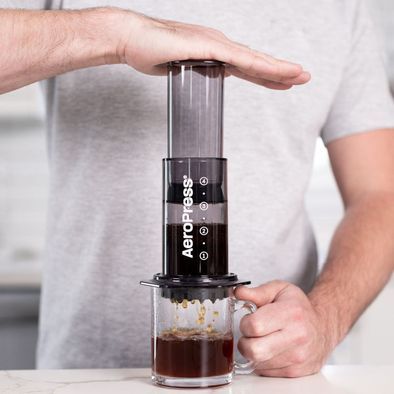 AEROPRESS CLEAR BLACK COFFEE MAKER JESUK
