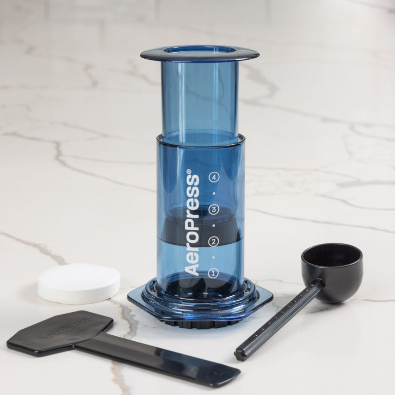AEROPRESS CLEAR BLUE COFFEE MAKER JESUK