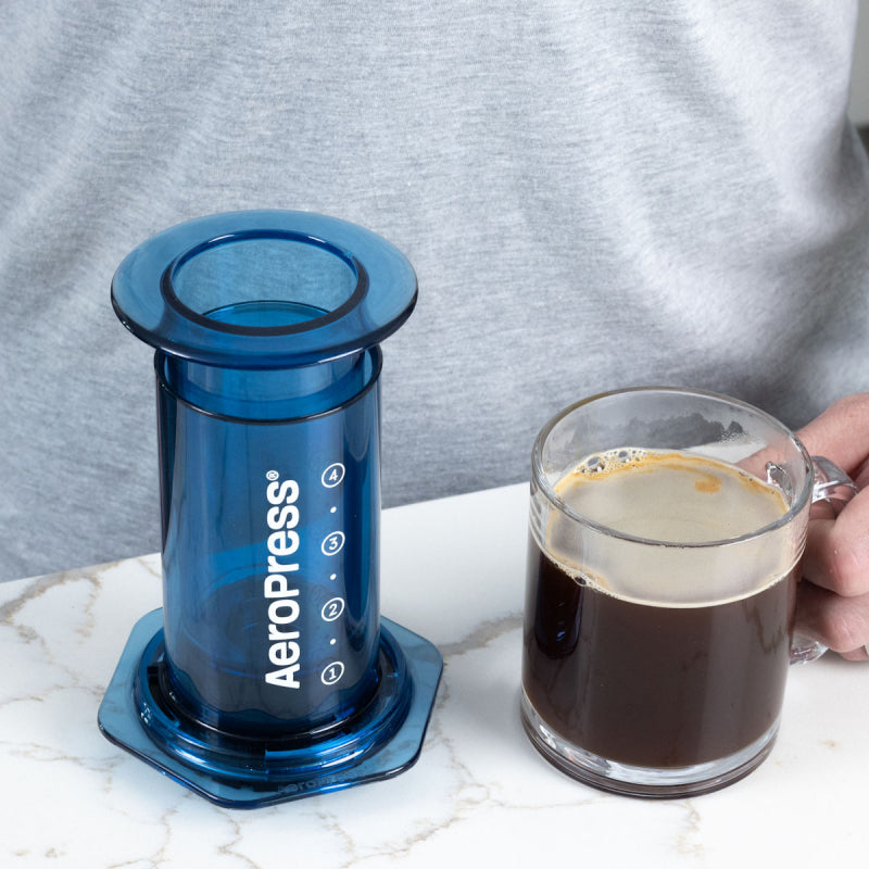 AEROPRESS CLEAR BLUE COFFEE MAKER JESUK