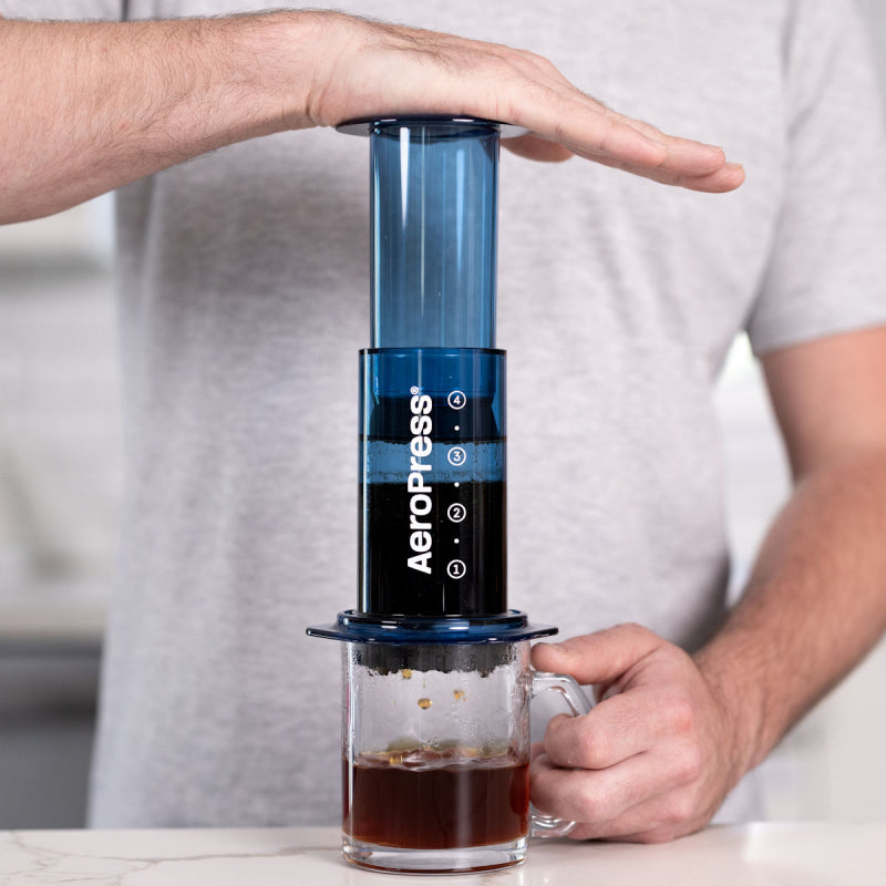 AEROPRESS CLEAR BLUE COFFEE MAKER JESUK