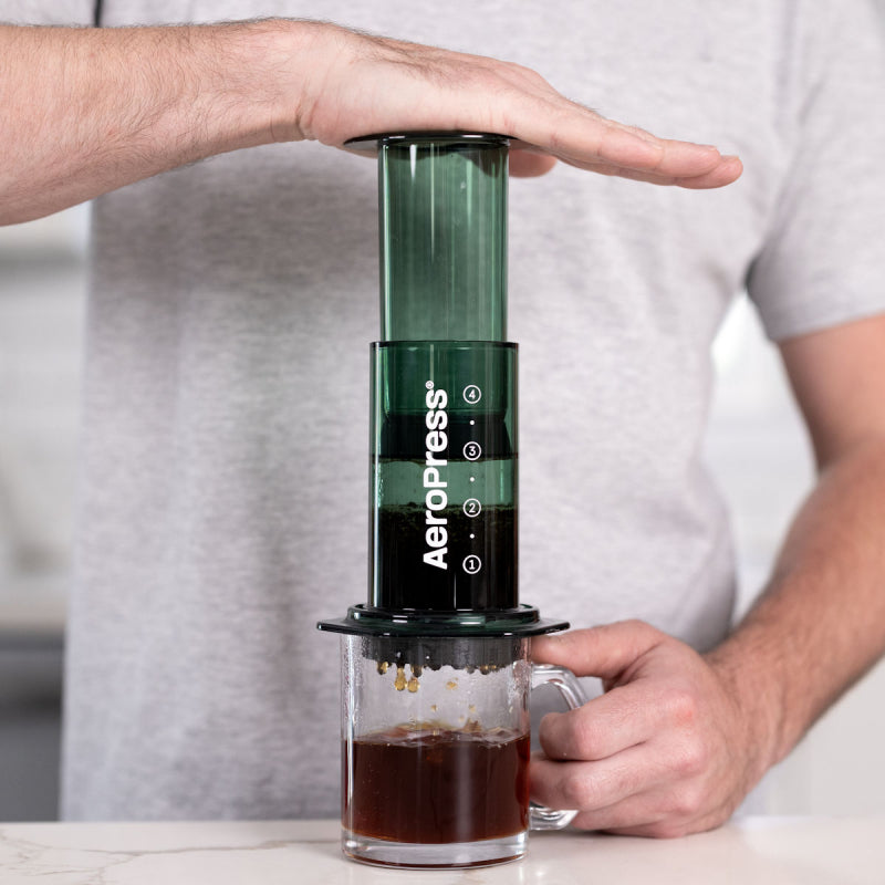 AEROPRESS CLEAR GREEN COFFEE MAKER JESUK