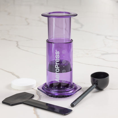 AEROPRESS CLEAR PURPLE COFFEE MAKER JESUK