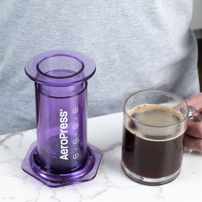 AEROPRESS CLEAR PURPLE COFFEE MAKER JESUK