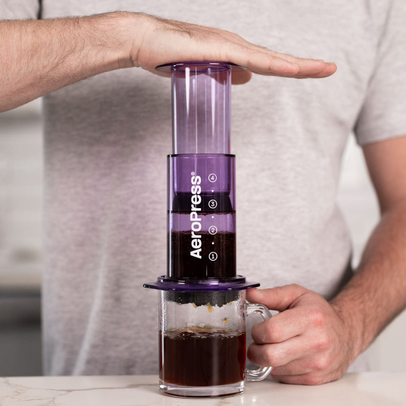 AEROPRESS CLEAR PURPLE COFFEE MAKER JESUK