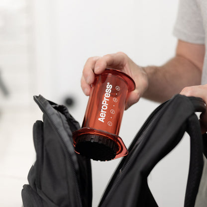 AEROPRESS CLEAR RED COFFEE MAKER JESUK