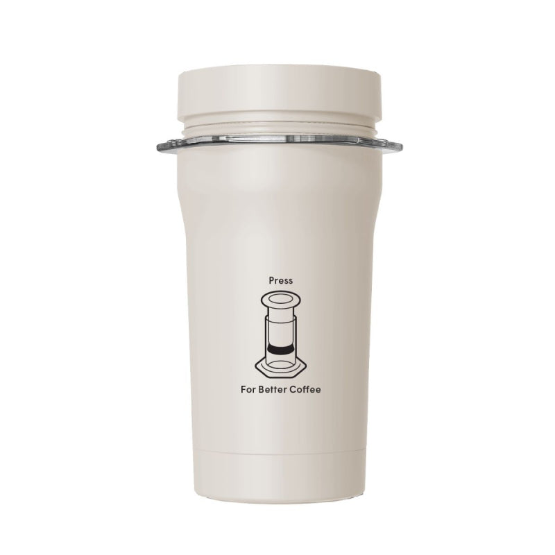 AEROPRESS GO PLUS TRAVEL COFFEE PRESS - CREAM JESUK