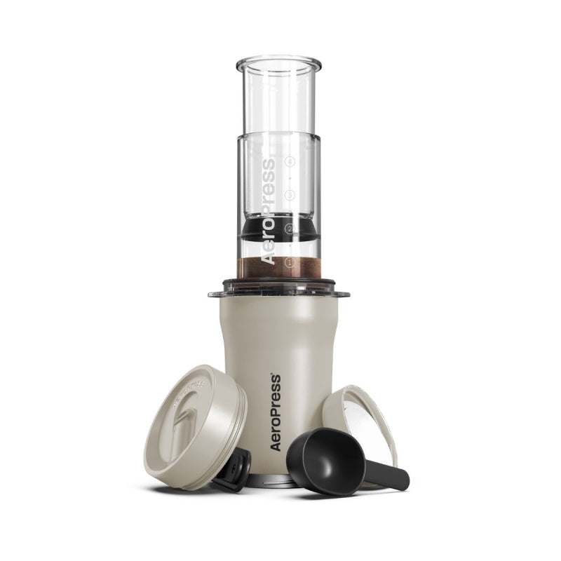 AEROPRESS GO PLUS TRAVEL COFFEE PRESS - CREAM JESUK