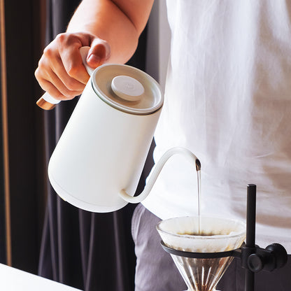 TIMEMORE FISH SMART ELECTRIC POUR OVER KETTLE - WHITE 600ML JESUK