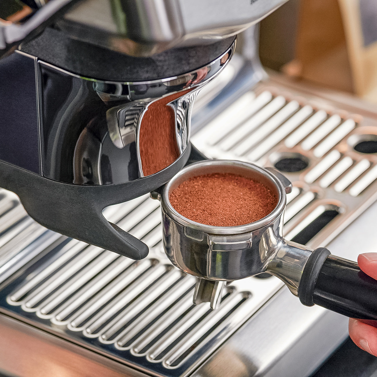 Sage Barista Express Impress Espresso Machine (Stainless Steel) Sage