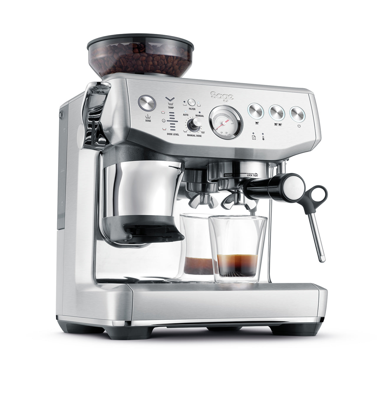 Sage Barista Express Impress Espresso Machine (Stainless Steel) Sage